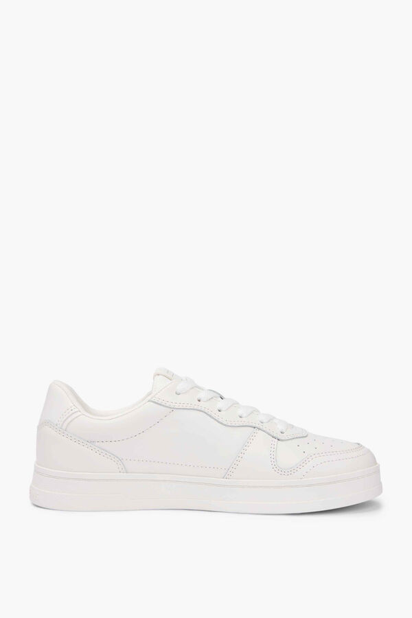Tommy Jeans Zapatillas Tommy Jeans blancas con logo bandera blanco
