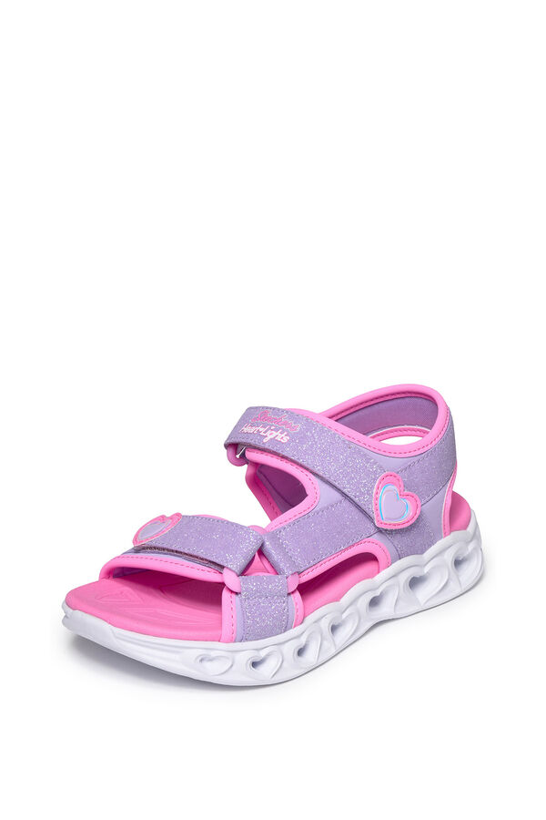 Skechers Sandals Heart Lights printed
