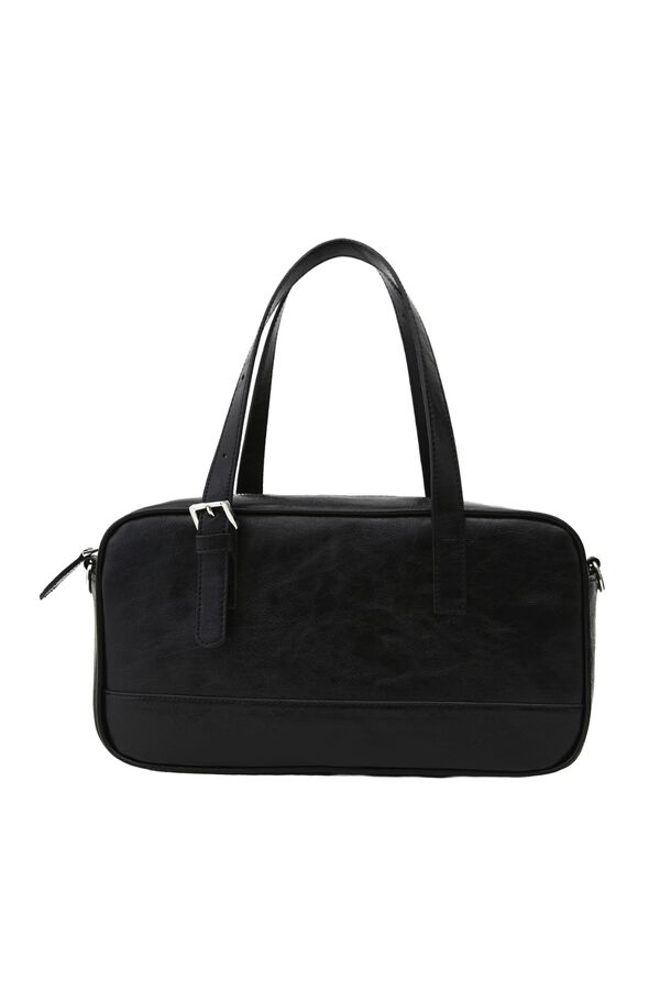 Oxxo Faux leather bowling bag black