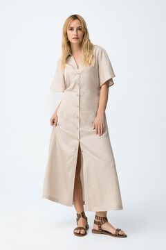 Tiffosi Vestido midi abotoado