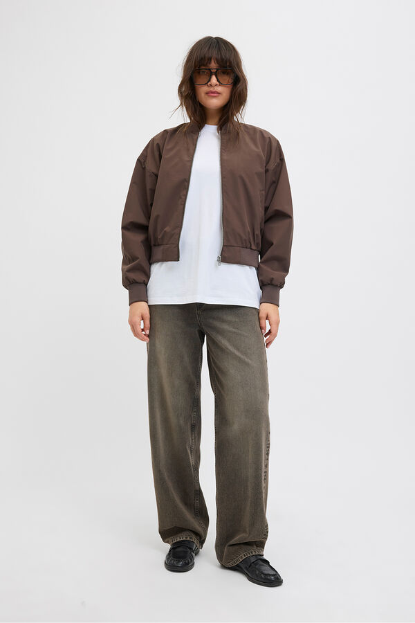 Jack & Jones Cazadora bomber marr&oacute;n