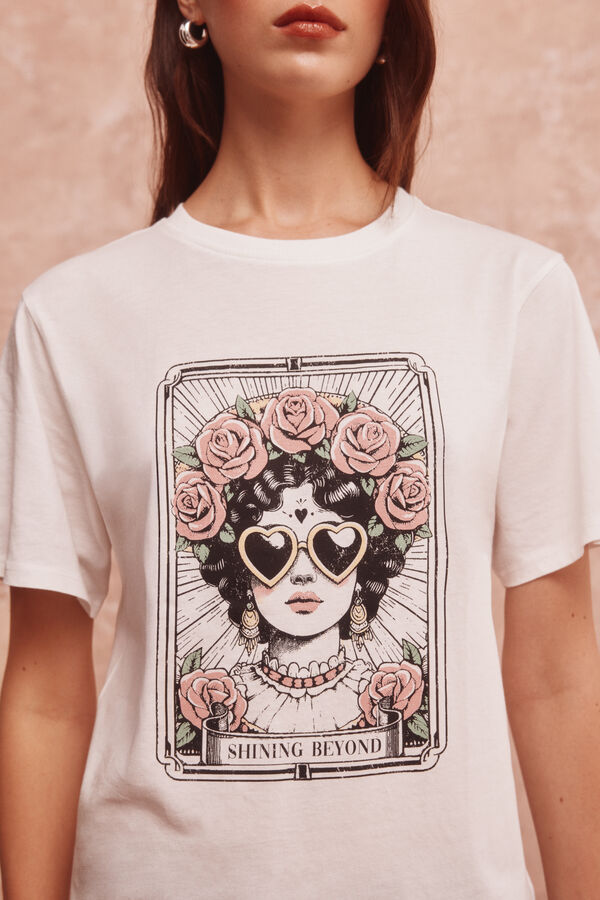 Springfield "Shinning Beyond" T-shirt printed