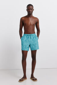 Springfield Ba&ntilde;ador estampado pulpos