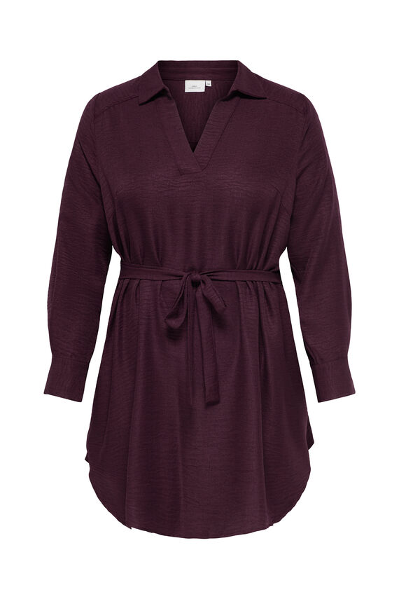Vestido corto talla grande