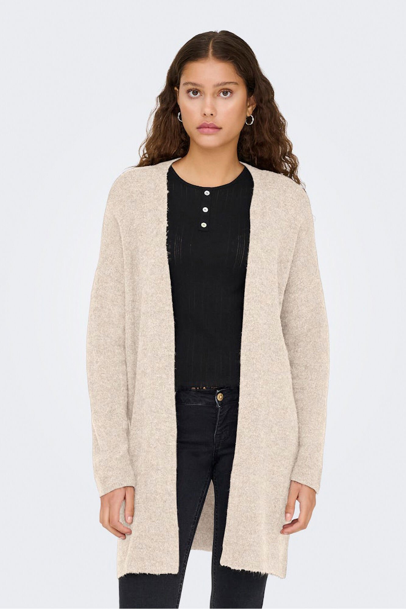 Only C&aacute;rdigan midi abierto