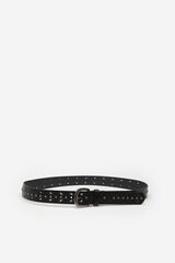 springfield Metal studs belt black