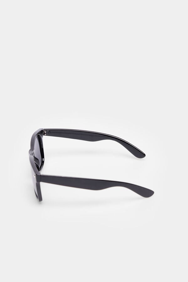 Springfield Klassische Sonnenbrille aus Celluloseacetat schwarz