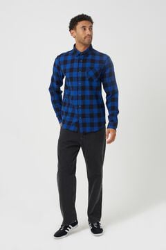 Brave Soul Camisa aos quadrados