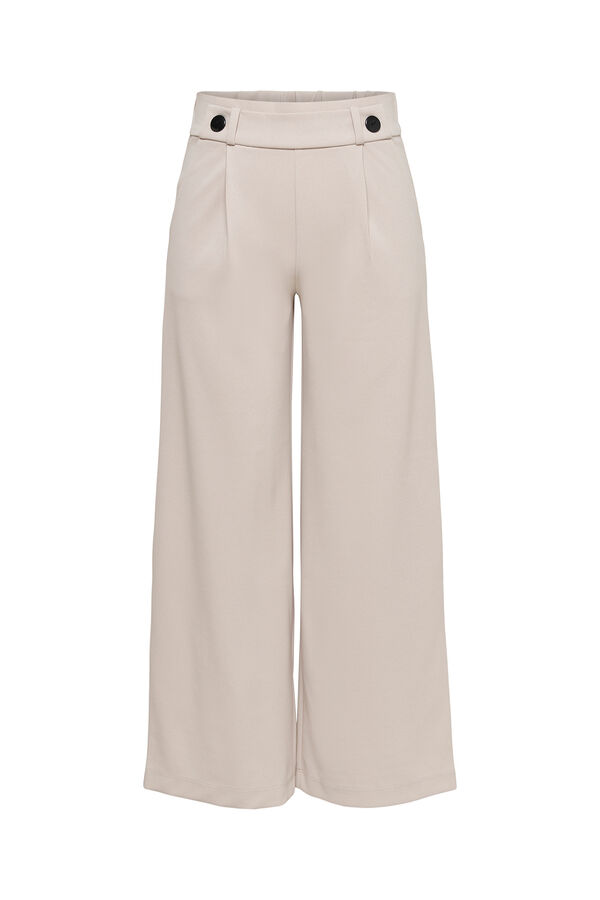 JDY Lange Wide-Leg-Hose Grau