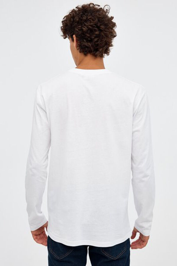 Inside Camiseta Estampado Goku blanco