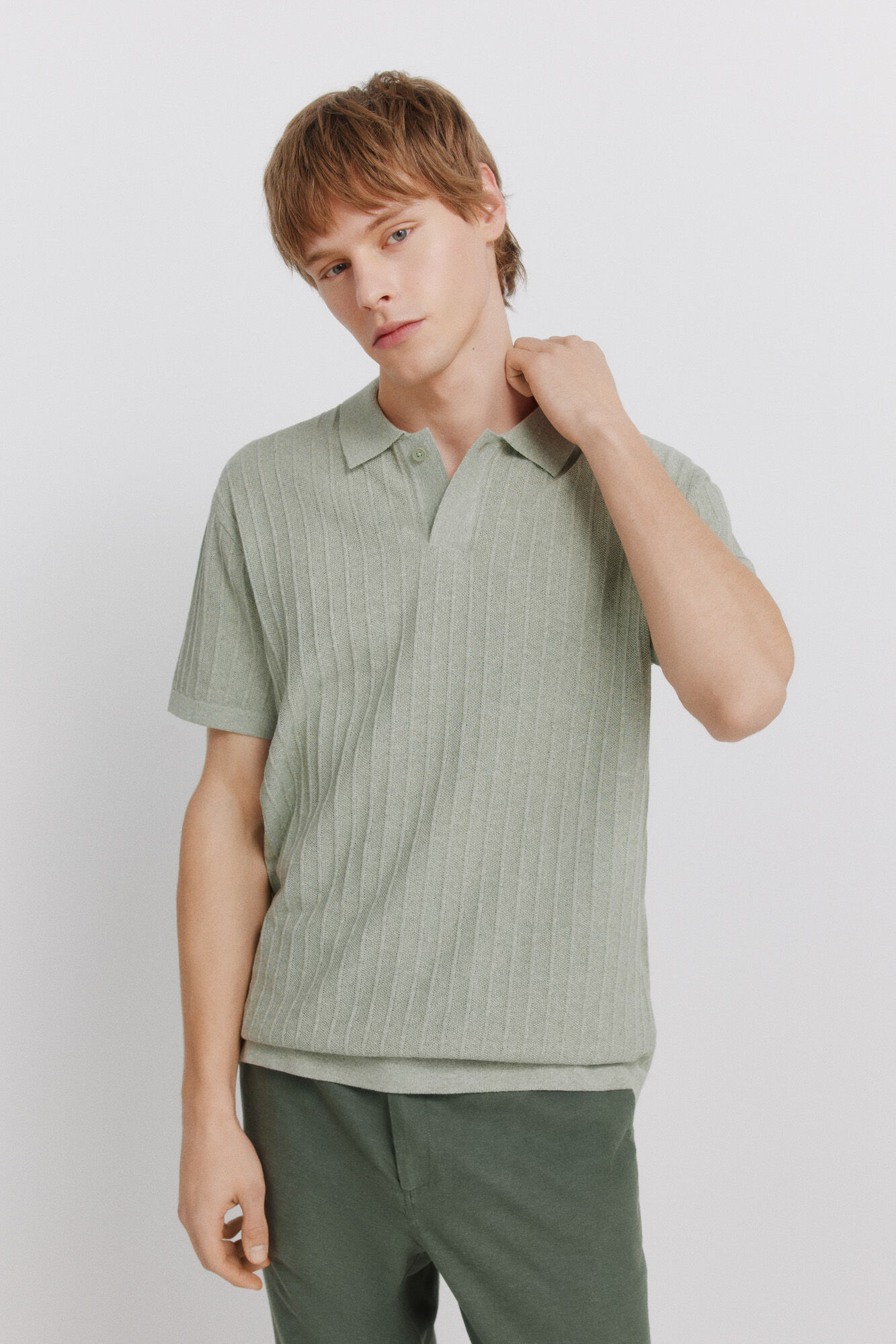 Springfield Basic structured polo shirt