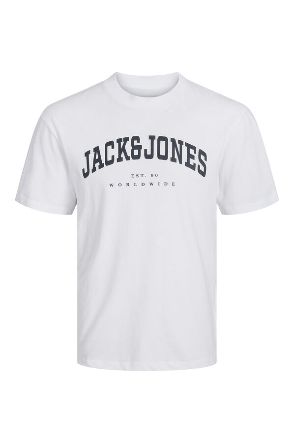 Jack & Jones Junior Relaxed logo T-shirt white