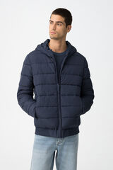 Tiffosi Chaqueta Acolchada Resistente al Viento azul