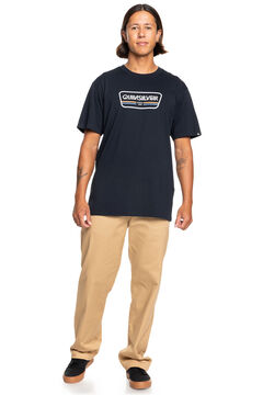 Springfield Camiseta de manga curta para homens preto