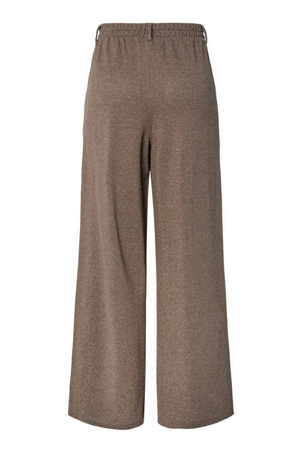 Pieces Wide pleated trousers Siva