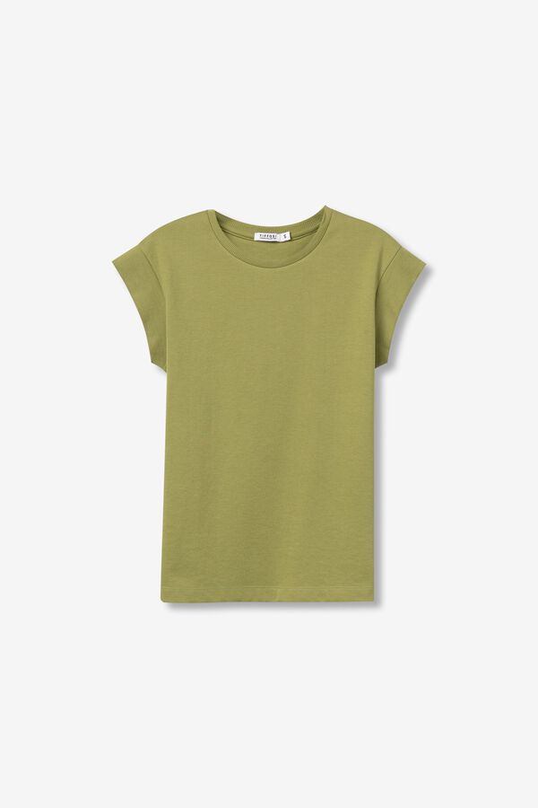 Tiffosi Camiseta minimalista verde