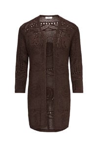 JDY Strick-Cardigan mit Lochmuster