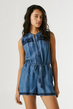 Pepe Jeans Vestido tenzel cintura ajustable
