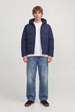 Jack & Jones Blus&atilde;o puffer com capuz