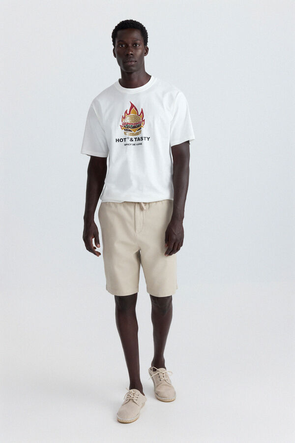 Springfield T-shirt hot & tasty bege