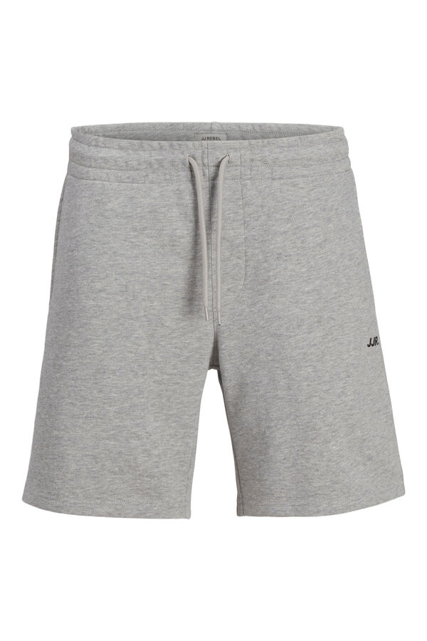 JJ REBEL Mid-rise jogger Bermuda shorts grey