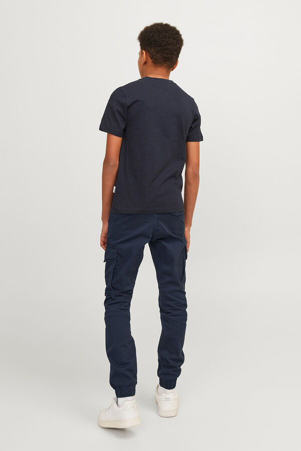 Jack & Jones Junior Slim cargo pants blue