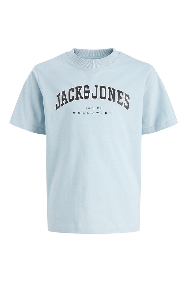 Jack & Jones Junior Camiseta relaxed logo azul