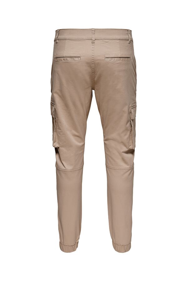 Only & Sons Cargo long trousers nude