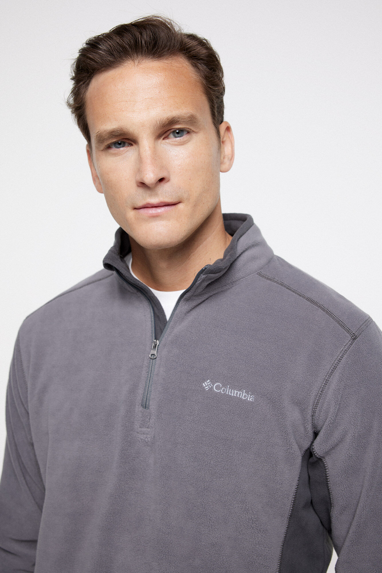 Columbia Forro polar con media cremallera Klamath Range&trade; II de Columbia para hombre