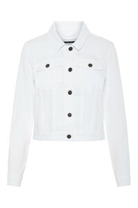 Noisy May Jacke Wei&szlig; Denim