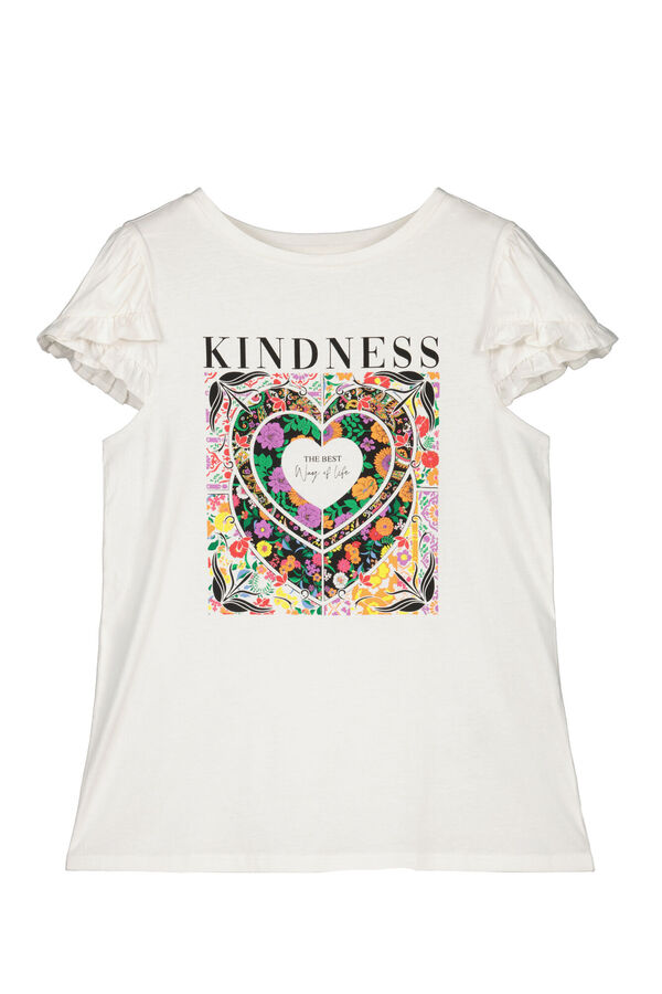 Springfield T-Shirt „Kindness“ tan