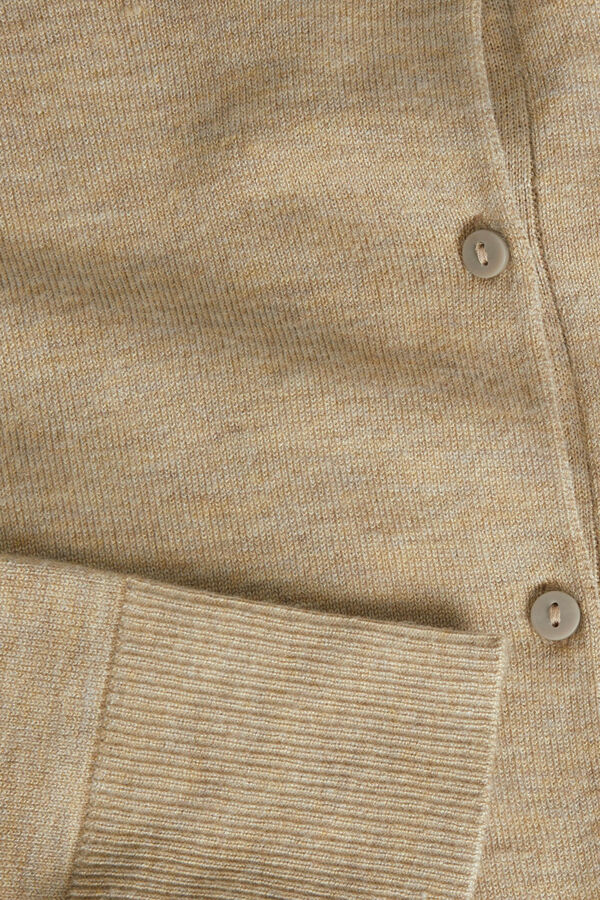 Jack & Jones Cardigan de malha fina simples bege