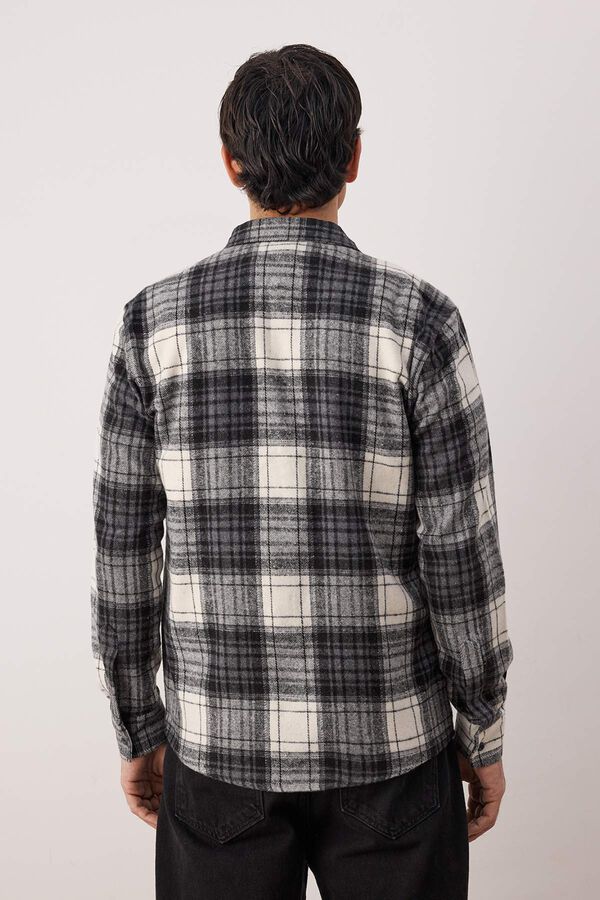 Trendyol Camisa oversize estampada preto