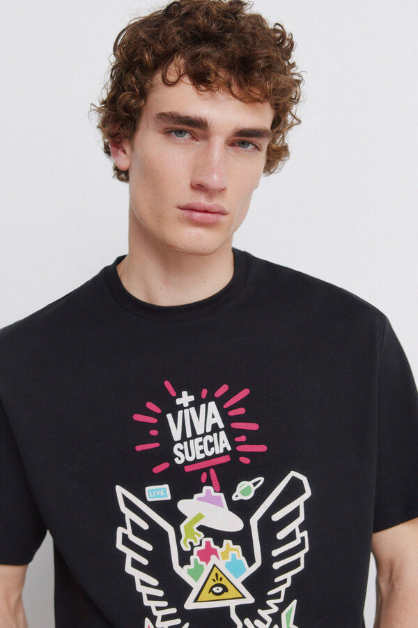 Springfield T-shirt Viva Suecia black
