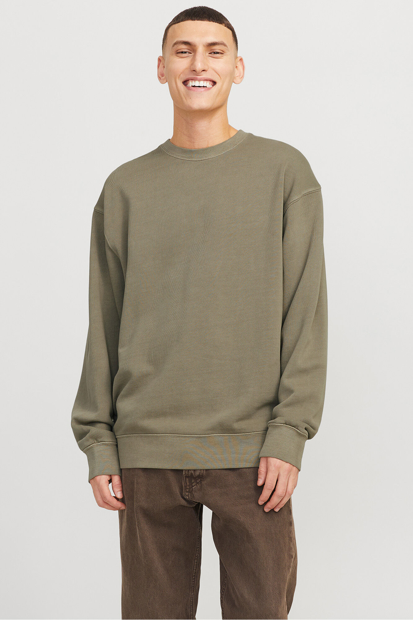 Jack & Jones Sudadera b&aacute;sica loose fit