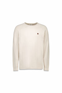 Springfield Jednobojan džemper sa kragna kragnom