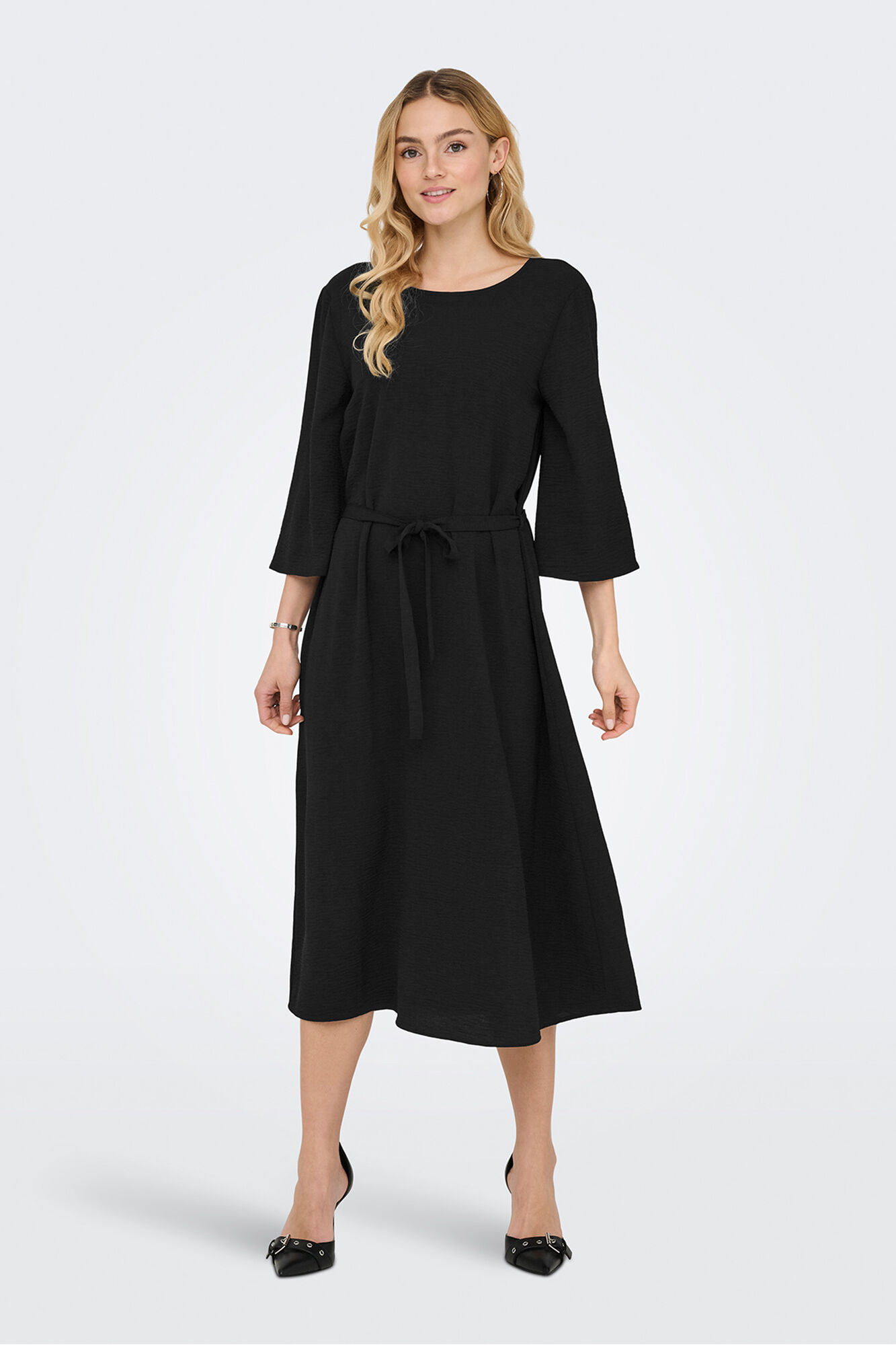 JDY Vestido midi manga 3/4