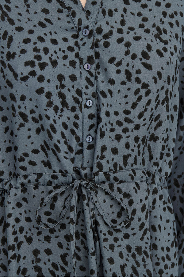 Only Kurzes Hemdkleid  Blau