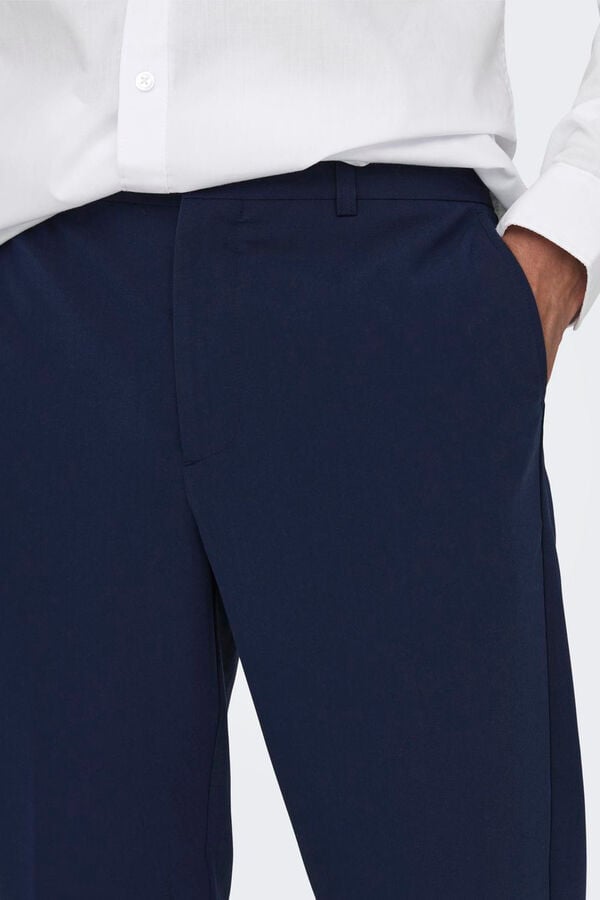 Springfield for men Slim Fit Suit Pants mornarskoplava