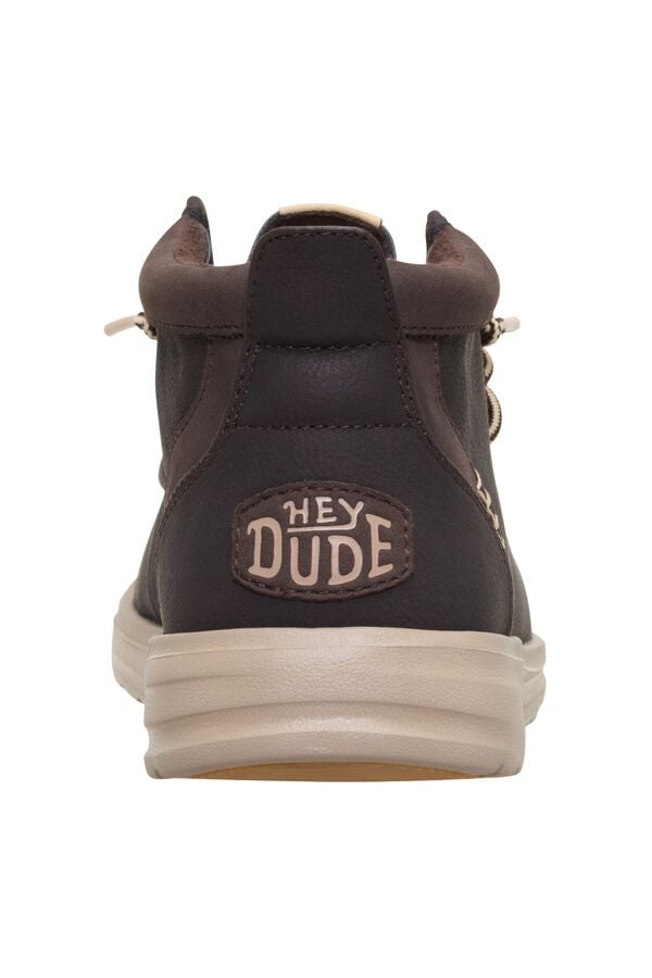 Hey Dude Faux leather ankle boot brown