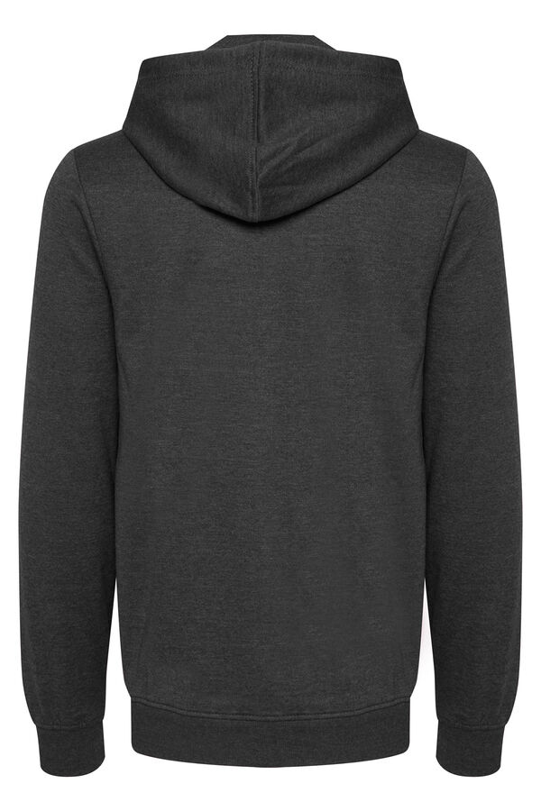Blend Sudadera Capucha con Cremallera gris