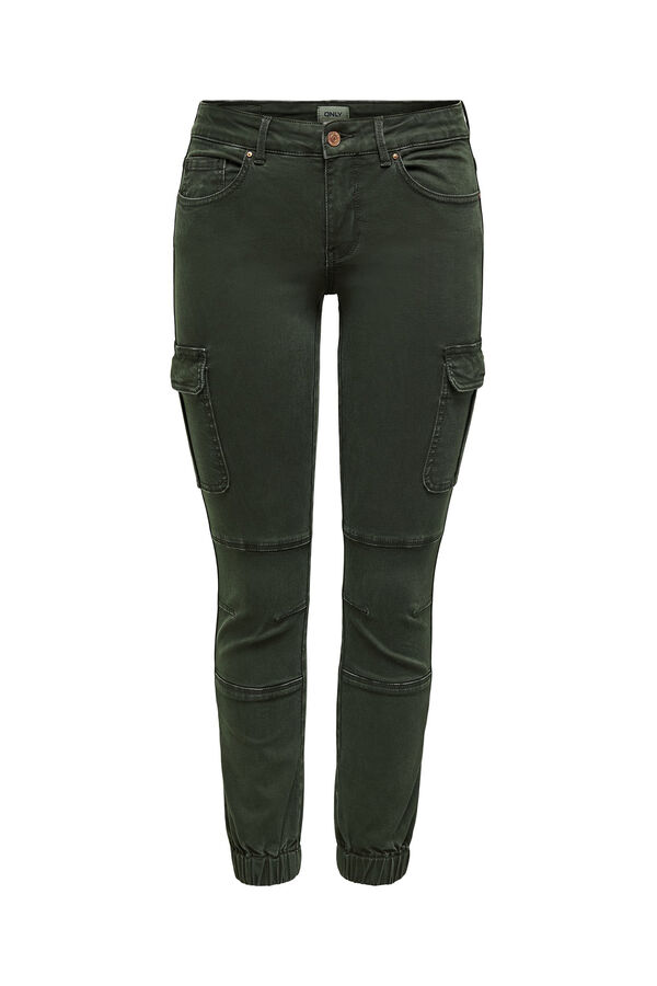 Springfield Skinny cargo style pants green