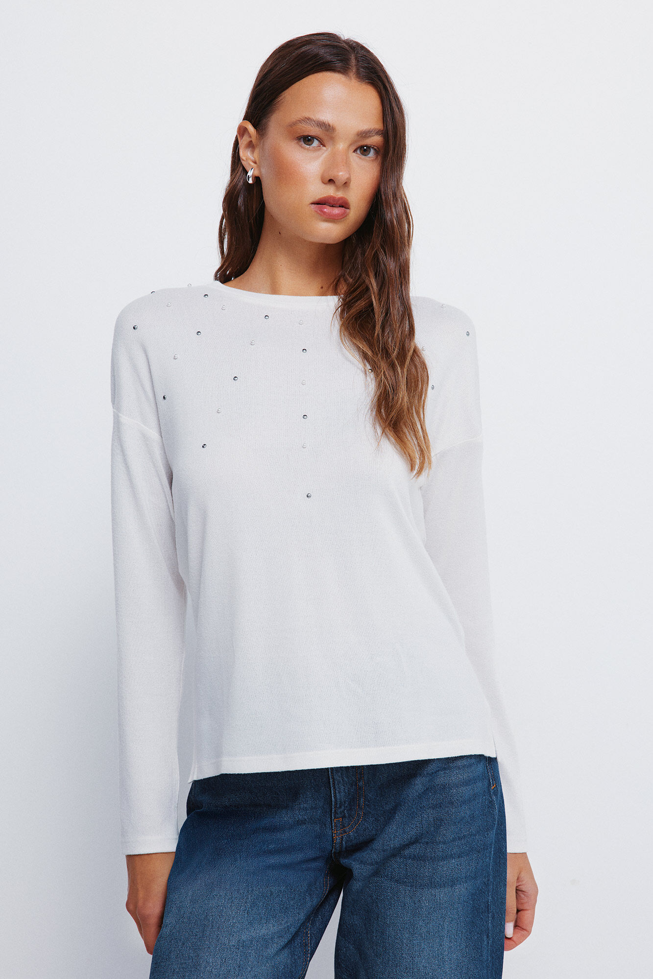 Springfield Positioned studded T-shirt