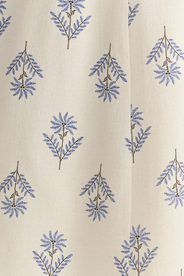 Trendyol Falda midi estampada azul