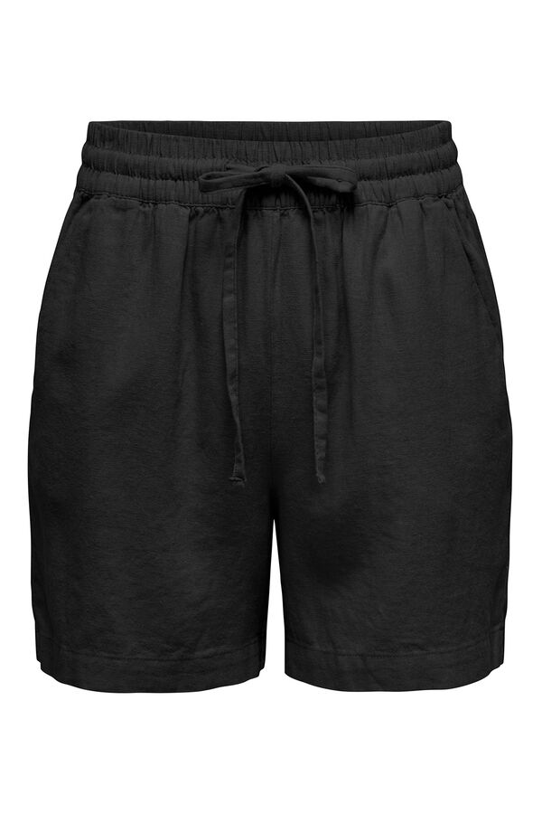 JDY Short lino negro