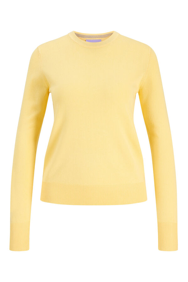 Jack & Jones Jersey punto slim fit amarillo