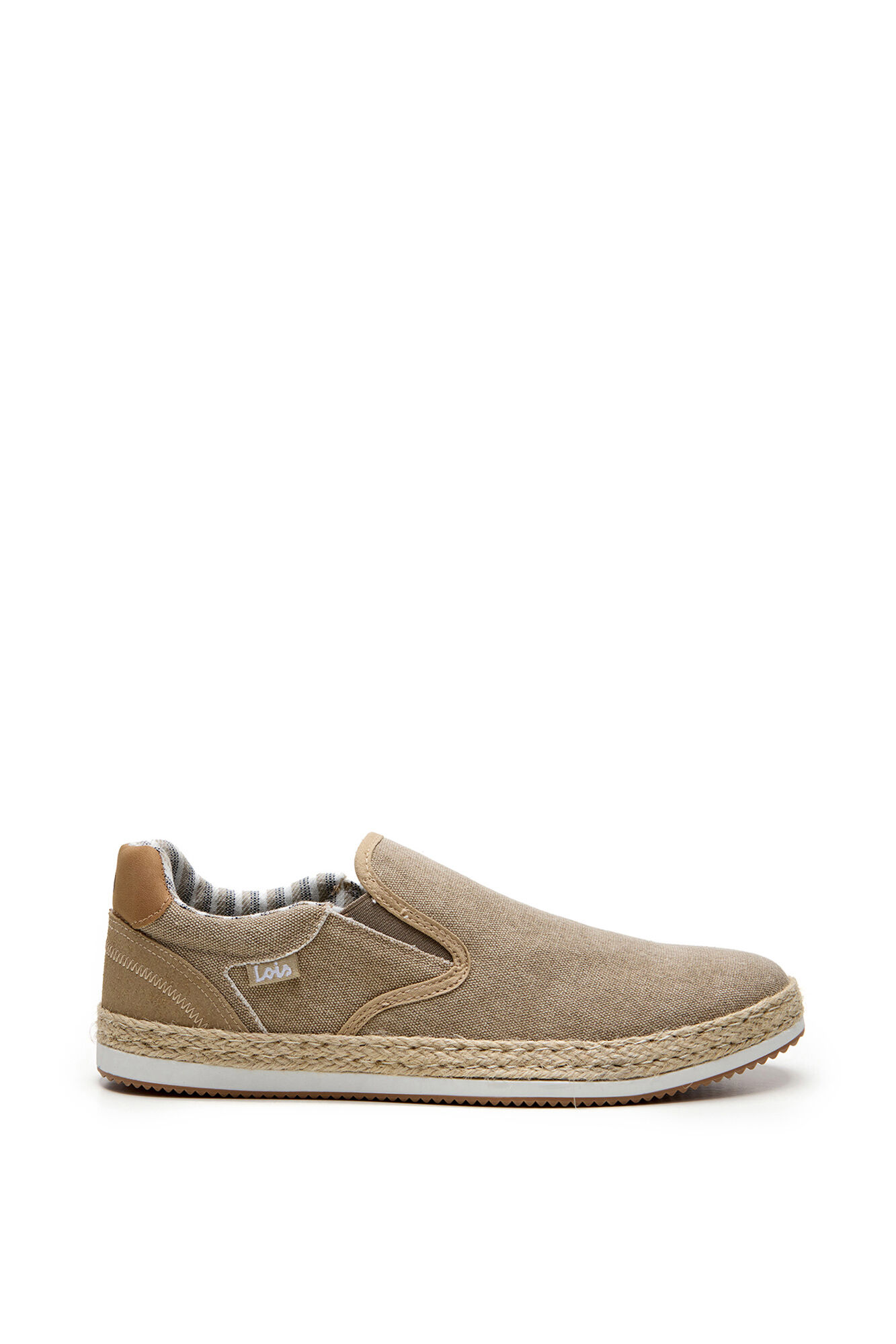 Lois Bamba slip-on fibra yute textil