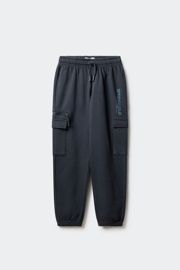 Springfield Kids Boy's cargo joggers Plava