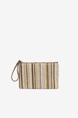 Tiffosi Monedero trenzado nude