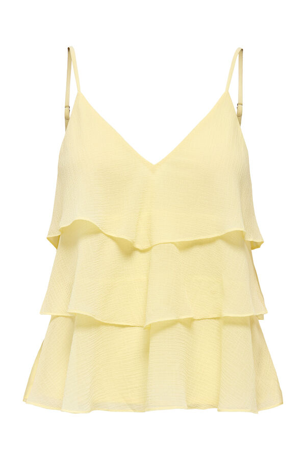 Only Ruffle top printed